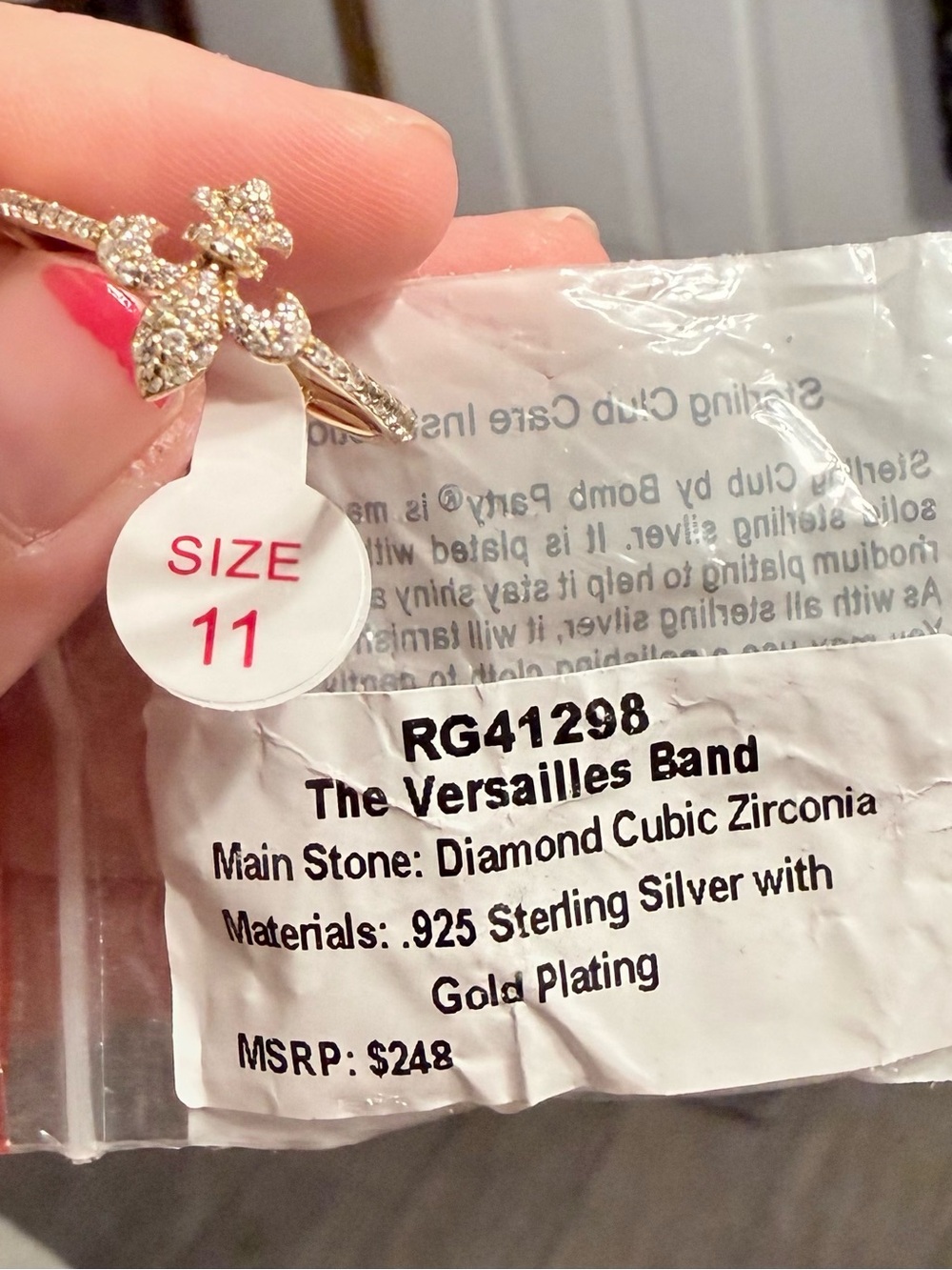 The Versailles Band size 11